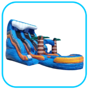 Dual Lane Tsunami Water Slide
